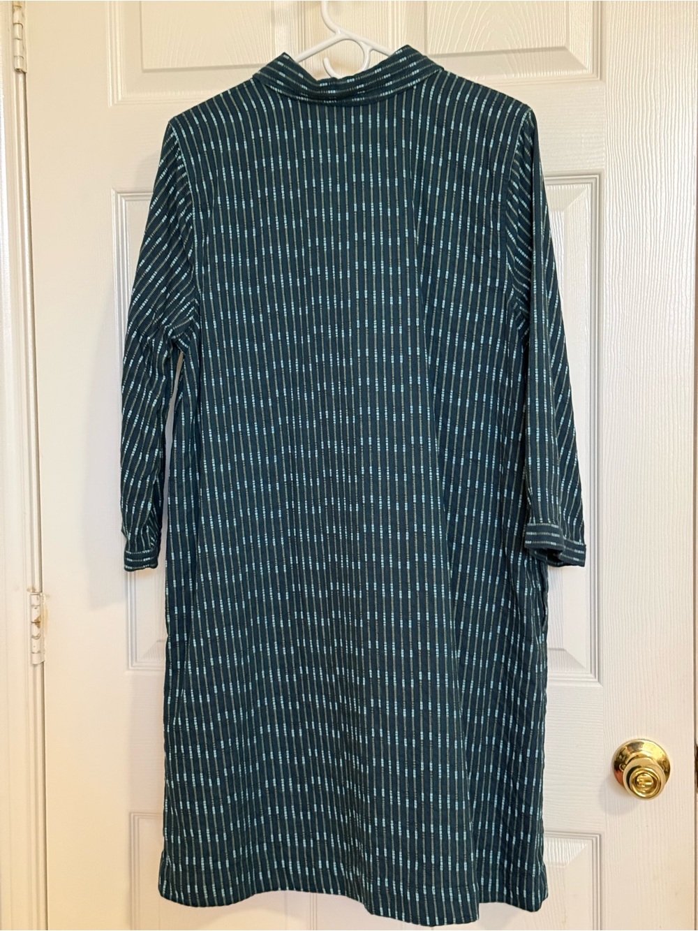 Pure Jill Dobby-Textured Shirtdress - Picture 5 of 7